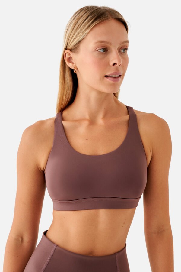 Stella Medium Support Dark Rose Sports Bra - Image 4