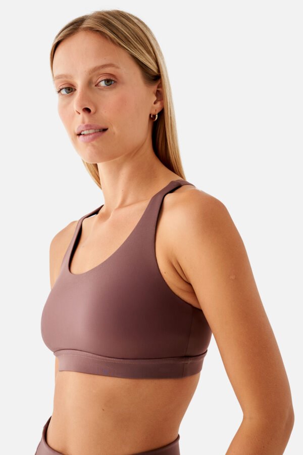 Stella Medium Support Dark Rose Sports Bra - Image 3