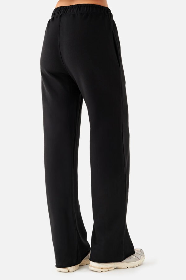 Amelia Flare Sweatpants Black - Image 4