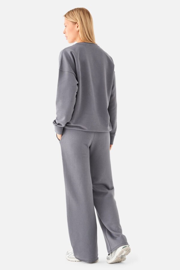 Amelia Flare Sweatpants D. Grey - Image 4