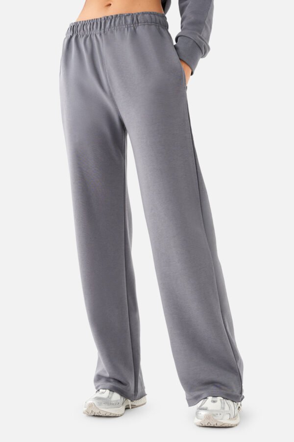 Amelia Flare Sweatpants D. Grey - Image 2