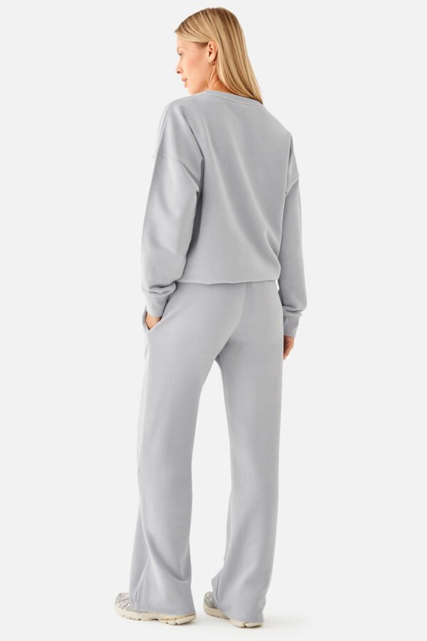 Amelia Flare Sweatpants Grey - Image 4