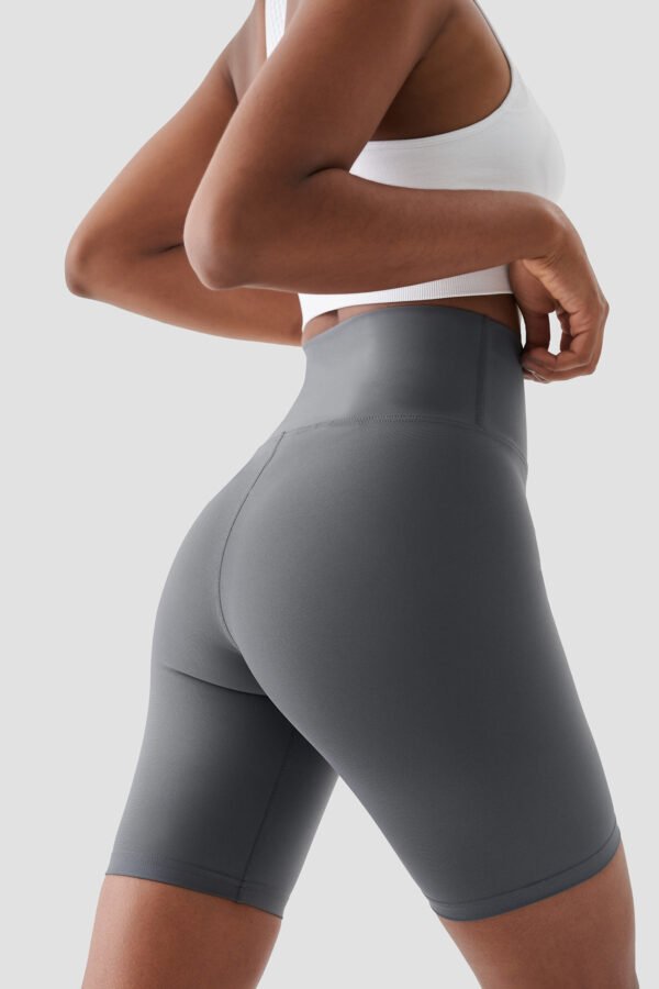 Violet Biker Sports Tights D. Grey - Image 2