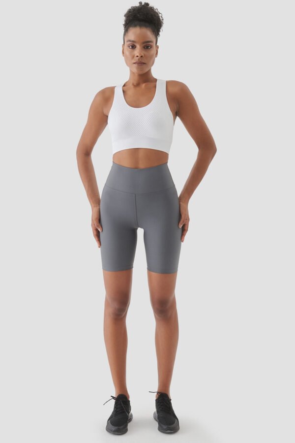 Violet Biker Sports Tights D. Grey - Image 3