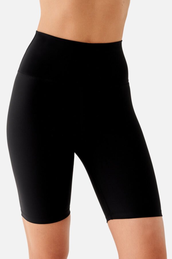 Violet Biker Sports Tights Black - Image 3