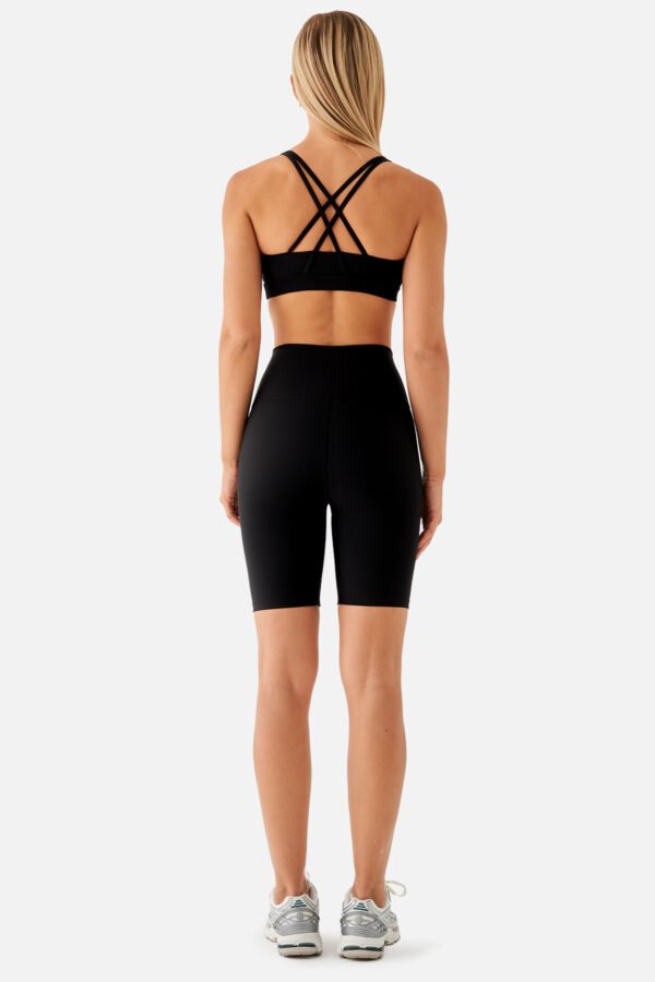 Violet Biker Sports Tights Black - Image 5