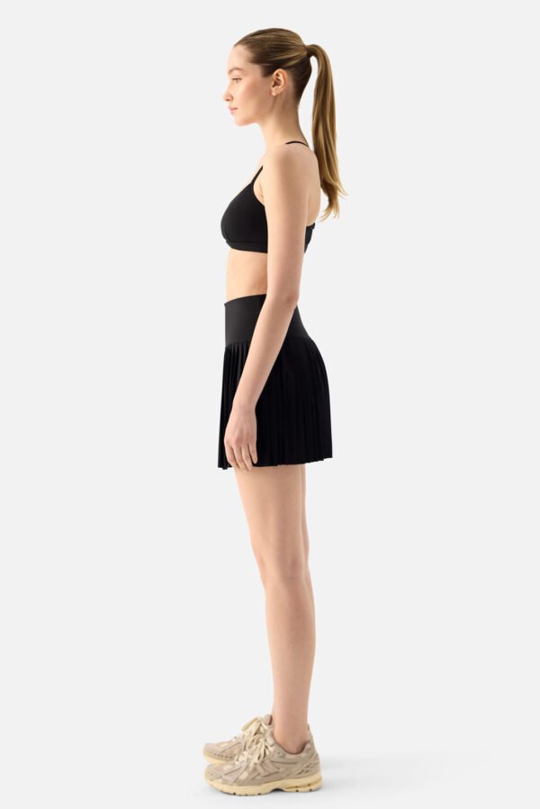 Elira Pleated Tennis Skirt Black - Image 6