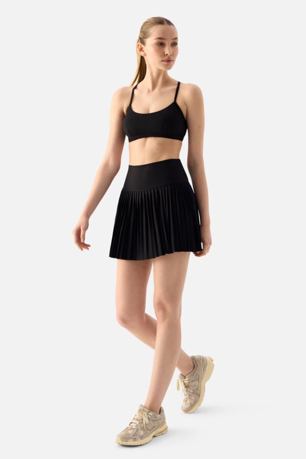 Elira Pleated Tennis Skirt Black - Image 7