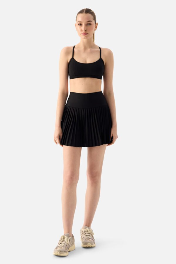 Elira Pleated Tennis Skirt Black - Image 8