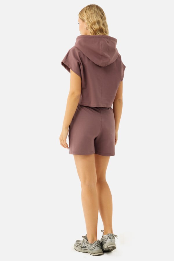 Ava Shorts Dark Rose - Image 3