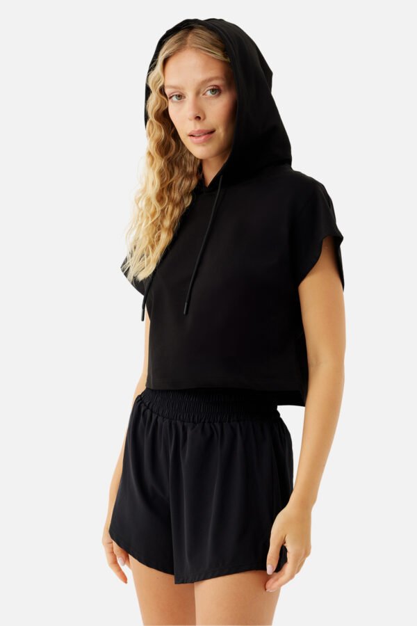 Rose Dynamic Sport Shorts Black - Image 3