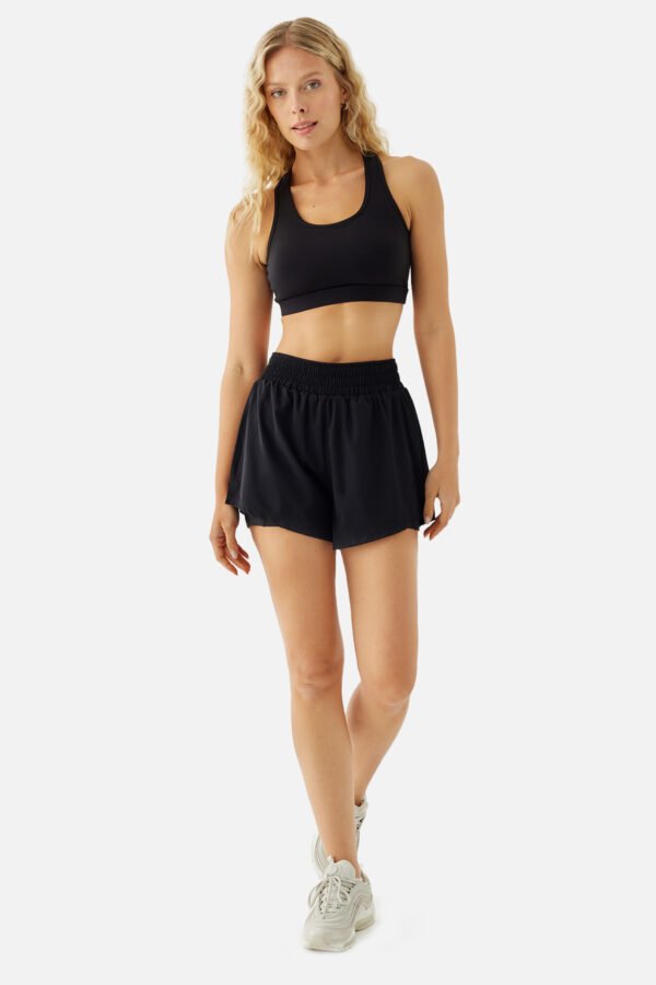 Rose Dynamic Sport Shorts Black - Image 6